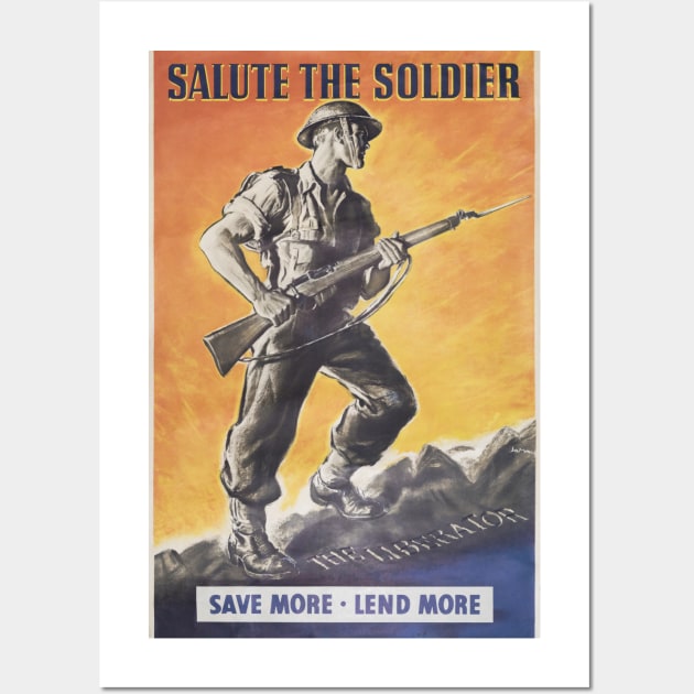 The Liberator, Reprint of British wartime poster. Wall Art by JonDelorme